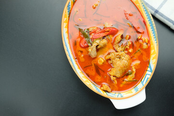 Wall Mural - Panaeng curry with pork or Red curry with pork