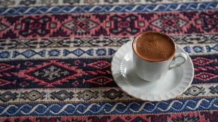 Wall Mural - Turkish coffee and ethnic motifs