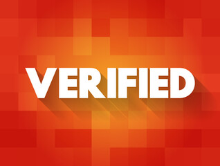 Poster - Verified text quote, concept background