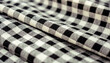 Fabric plaid cotton textile, fashion style background