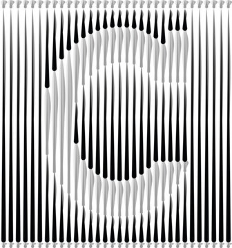 Lines Forming Letter Logo Design - Letter C