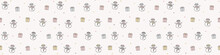 Christmas Wrapping Paper With Snowmen. Seamless Pattern. Vector