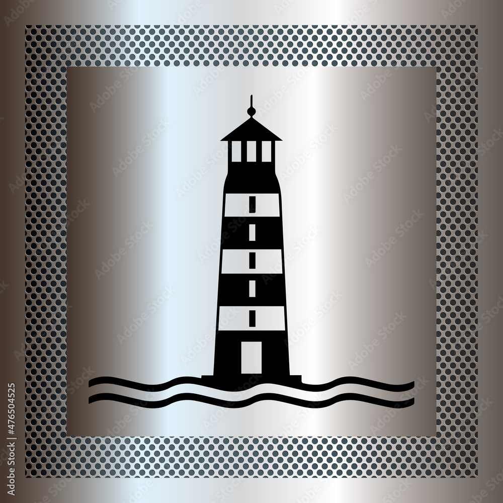 Logo phare. Stock Vector | Adobe Stock