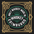 © Roverto - Whiskey label with old frames