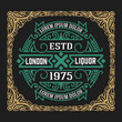 © Roverto - Whiskey label with old frames