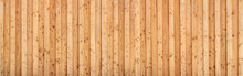 Hellbraune Panorama Holzwand Aus Vertikalen Fichtenholz Brettern Mit Starker Holzmaserung 