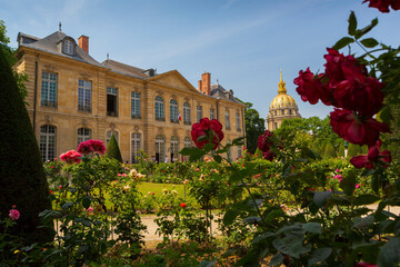 The Dôme des Invalides, the burial site of Napoleon seen from the Musée Rodin.