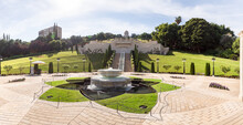 The Bottom Exit From The Bahai Garden, Located On Mount Carmel In The City Of Haifa, In Northern Israel