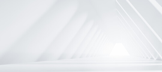Wall Mural - abstract futuristic empty floor and room sci-fi corridor with light for showcase,room,interior,displ