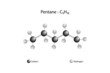 Molecular formula of pentane. Pentane is a chemical substance that is colorless and liquid under normal conditions.