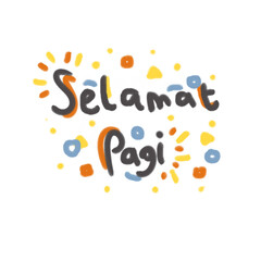  Handwriting indonesian language it means good morning