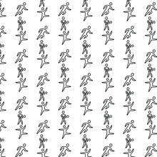 Simple Marathon Pattern Design And Background Art