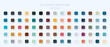 Color palette icon set. Color gradient. Vector line icon for Business and Advertising