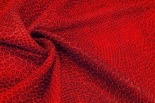 Red Silk Fabric, Animal Skin. All Projects Are New And Designed In Our Studio By Designers Who Have Deep Knowledge In The Field Of Fabric Photography And The Use Of Their Final Product.