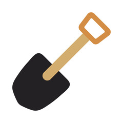 Sticker - Icon Of Camping Shovel