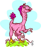 Fototapeta Dinusie - dinosaur funny toon vector illustration