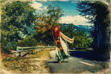 The Fairy Dances On A Mountain Road.