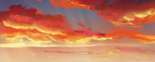 Afternoon Anime Cloud Painterly 1