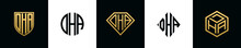 Initial Letters DHA Logo Designs Bundle