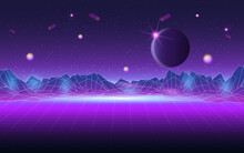 Concept Of Future Digital Technology Metaverse, Colorful Background. Vector Illustration Eps10