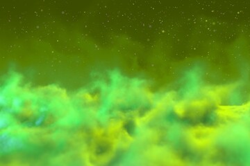 Wall Mural - Abstract background creative illustration of cosmic heaven concept with snowflakes you can use for clipart purposes