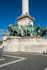 Wall Mural - Millennium Monument on the Heroes Square in Budapest