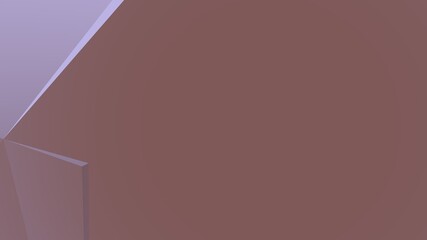 Poster - Pink abstract illustration from primitive shapes. Minimalism.