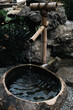 Water basin and rocks at Hanshan Temple, in Suzhou, China