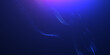 © AVADA - Blue particles wave background. Abstract dynamic mesh. Big data technology.