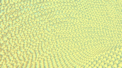 Poster - Psychedelic abstract drawing from primitive figures. Minimalism. Polygon pattern.