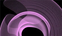 Pink And Black Psychedelic Linear Wavy Backgrounds Vector
