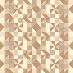 Poster - Monotonous mosaic of one dull color. Repeating tile decor.