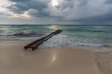 Poster - An idyllic beach on Isla Mujeres, Mexico