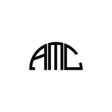AMC Letter Logo Design On White Background. AMC Creative Initials Letter Logo Concept. AMC Letter Design. 