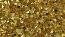 Luxury Golden Shiny Abstract Background. 3d Rendering