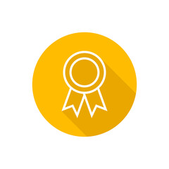 Poster - Award flat icon with shadow