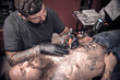 © Mr. Prof - Professional tattoo artist shows the process of tattooing