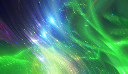 Wall Mural - abstract multicolored elegant background with glitter and waves. illustration beautiful.