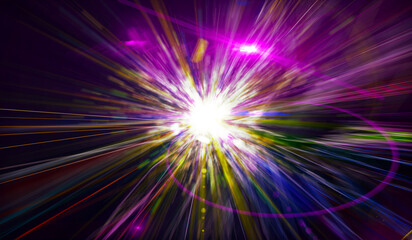 Wall Mural - abstract colored background. explosion star with gloss and lines. illustration beautiful.