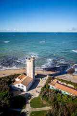 Poster - Whale lighthouse - Phare des baleines - in Re island