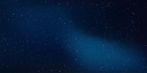Wall Mural - a high quality background galaxy illustration with stardust and stars illuminating the space.