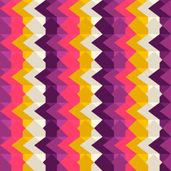 Aufkleber - Kaleidoscopic vertical stripes of different colors. Vector geometric and repeating lines.