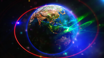 Wall Mural - earth in space