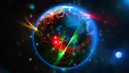 Wall Mural - planet in space