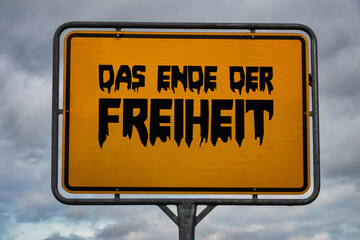 Wall Mural - Das Ende der Freiheit