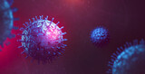 Fototapeta Sport - Virus - Mutation - Anstecken - Infektion