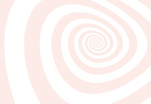 Artistic Spiral Shape. Vector Drawing