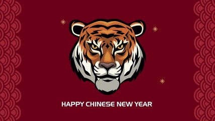 Poster - chinese new year animation with