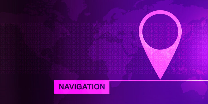 2d rendering Red map pointer
