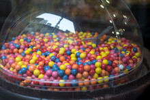 Closeup Of Tranditional Colorful Candies In Confectionery Store